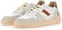 D.a.t.e. Logo Zijkant Suède Rubberen Zool Sneakers Brown Heren - Thumbnail 4
