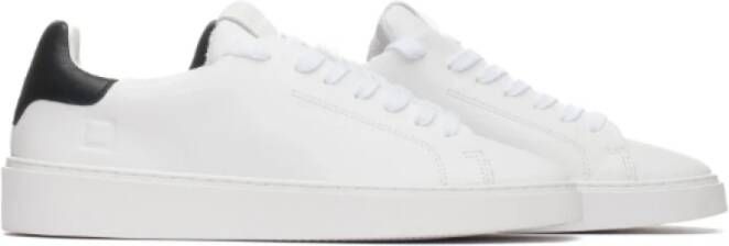 D.a.t.e. Witte Lage Leren Sneakers White Heren
