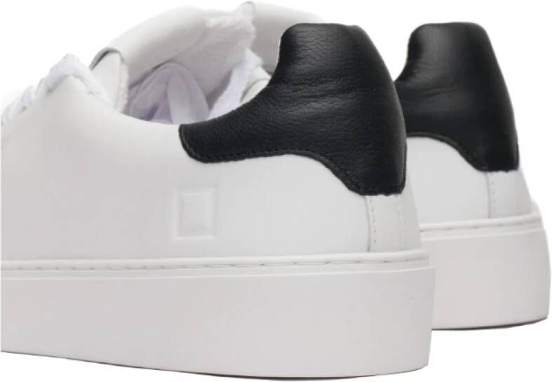 D.a.t.e. Witte Lage Leren Sneakers White Heren