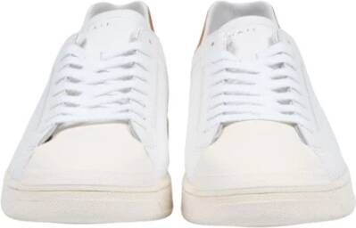 D.a.t.e. Witte Leren Base Sneakers Wit Heren