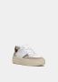 D.a.t.e. Witte Leren Lage Sneaker Multicolor Dames - Thumbnail 4