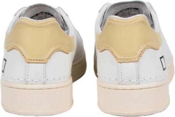 D.a.t.e. Witte Leren Lage Sneaker White Dames