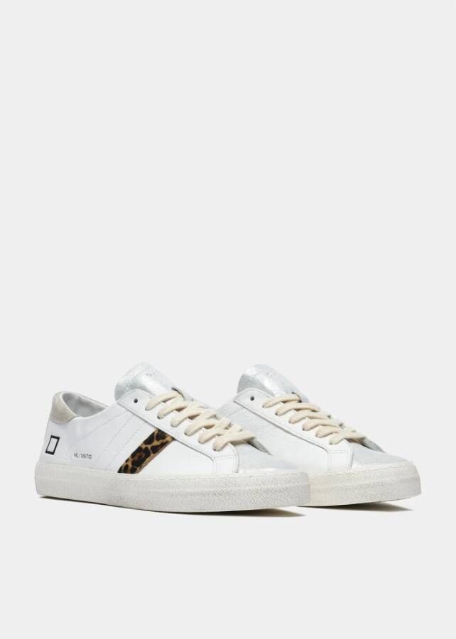 D.a.t.e. Witte Leren Lage Sneaker White Dames