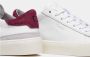 D.a.t.e. Witte Leren Lage Sneakers met Geëmbosseerde Details White Dames - Thumbnail 3