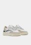 D.a.t.e. Geperforeerde leren platte schoenen Beige Dames - Thumbnail 6
