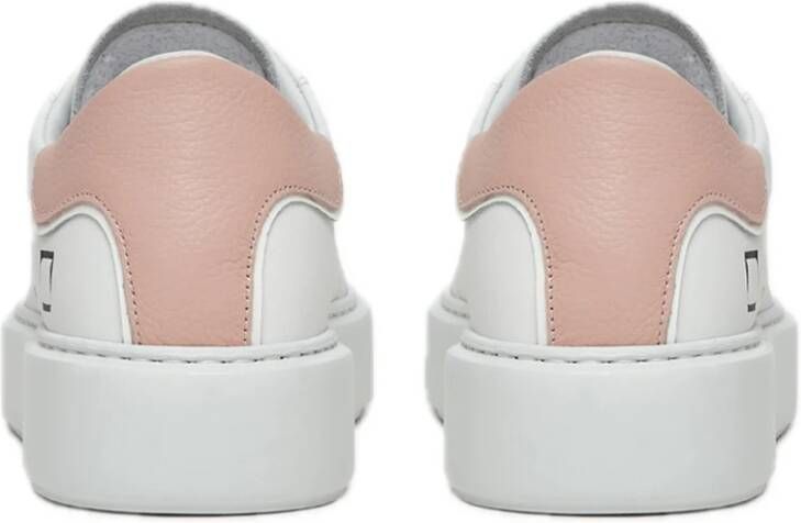 D.a.t.e. Witte leren lage sneakers White Dames