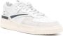 D.a.t.e. Witte Leren Platte Schoenen Geperforeerde Neus White Heren - Thumbnail 9