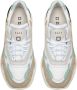 D.a.t.e. Witte leren sneaker met gouden beige en aqua details Multicolor Dames - Thumbnail 2