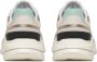 D.a.t.e. Witte leren sneaker met gouden beige en aqua details Multicolor Dames - Thumbnail 4