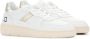 D.a.t.e. Witte Leren Sneaker met Platina Details White Dames - Thumbnail 2