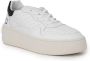 D.a.t.e. Witte leren sneakers - Thumbnail 2