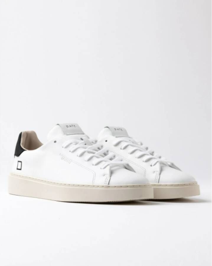 D.a.t.e. Witte Leren Sneakers