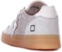D.a.t.e. Witte Leren Sneakers Logo Rubberen Zool White Heren - Thumbnail 3