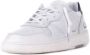 D.a.t.e. Witte Leren Sneakers Logo Zijkant White Heren - Thumbnail 6