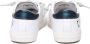 D.a.t.e. Witte leren sneakers met gebarsten details White Dames - Thumbnail 4