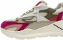D.a.t.e. Witte Leren Sneakers met Gekleurde Details Multicolor Heren - Thumbnail 2