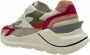 D.a.t.e. Witte Leren Sneakers met Gekleurde Details Multicolor Heren - Thumbnail 3