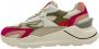 D.a.t.e. Witte Leren Sneakers met Gekleurde Details Multicolor Heren - Thumbnail 7