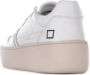 D.a.t.e. Witte Leren Lage Sneakers met Geperforeerde Neus White Dames - Thumbnail 6