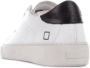 D.a.t.e. Witte leren sneakers met geperforeerde details White Heren - Thumbnail 2