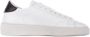 D.a.t.e. Witte leren sneakers met geperforeerde details White Heren - Thumbnail 4