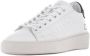 D.a.t.e. Witte leren sneakers met geperforeerde details White Heren - Thumbnail 6