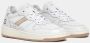 D.a.t.e. Witte Sneakers met Vetersluiting en Leren Details White Dames - Thumbnail 8