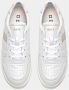 D.a.t.e. Witte Sneakers met Vetersluiting en Leren Details White Dames - Thumbnail 18