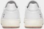 D.a.t.e. Witte Sneakers met Vetersluiting en Leren Details White Dames - Thumbnail 19