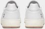 D.a.t.e. Witte Sneakers met Vetersluiting en Leren Details White Dames - Thumbnail 10