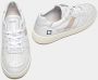 D.a.t.e. Witte Sneakers met Vetersluiting en Leren Details White Dames - Thumbnail 20