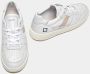 D.a.t.e. Witte Sneakers met Vetersluiting en Leren Details White Dames - Thumbnail 11