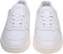 D.a.t.e. Witte Leren Sneakers met Geperforeerde Neus White Heren - Thumbnail 5