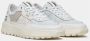 D.a.t.e. Witte Leren Sneakers met Grijze Details White Dames - Thumbnail 3