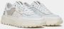 D.a.t.e. Witte Leren Sneakers met Grijze Details White Dames - Thumbnail 11