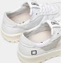 D.a.t.e. Witte Leren Sneakers met Grijze Details White Dames - Thumbnail 6