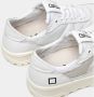 D.a.t.e. Witte Leren Sneakers met Grijze Details White Dames - Thumbnail 14