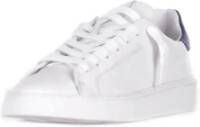 D.a.t.e. Witte Leren Sneakers met Logo