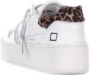 D.a.t.e. Witte leren sneakers met zijlogo White Heren - Thumbnail 3