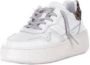 D.a.t.e. Witte leren sneakers met zijlogo White Heren - Thumbnail 7