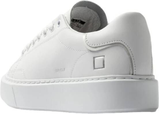 D.a.t.e. Witte leren sneakers Sfera