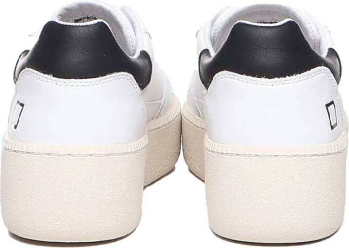 D.a.t.e. Witte Leren Sneakers voor Vrouwen White Dames