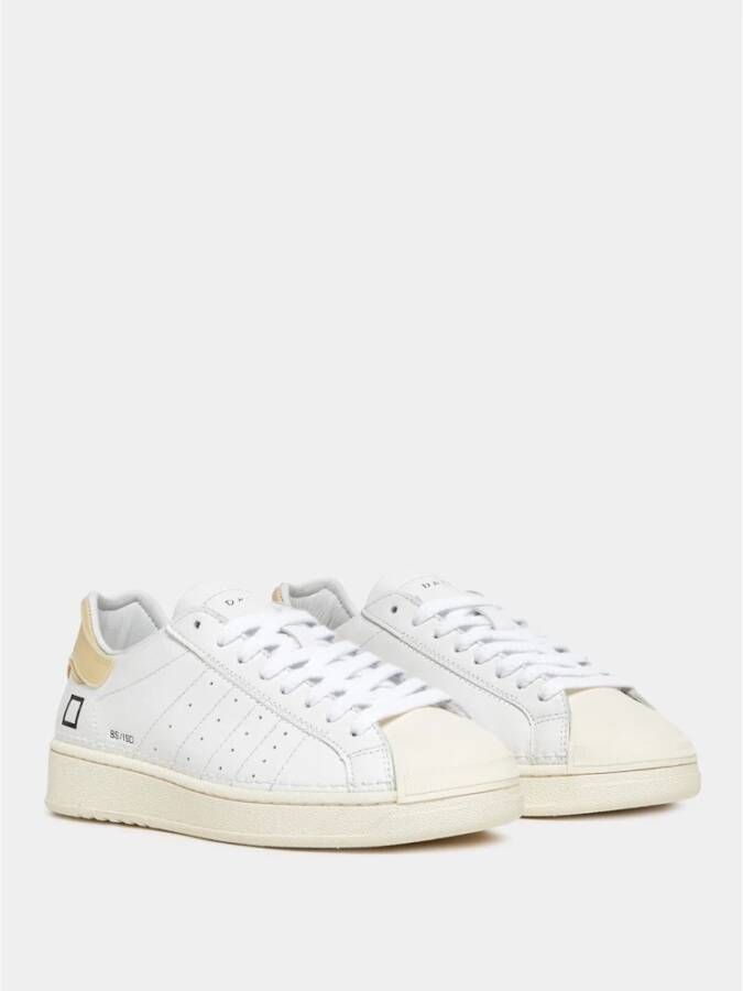 D.a.t.e. Witte Leren Sneakers White Dames