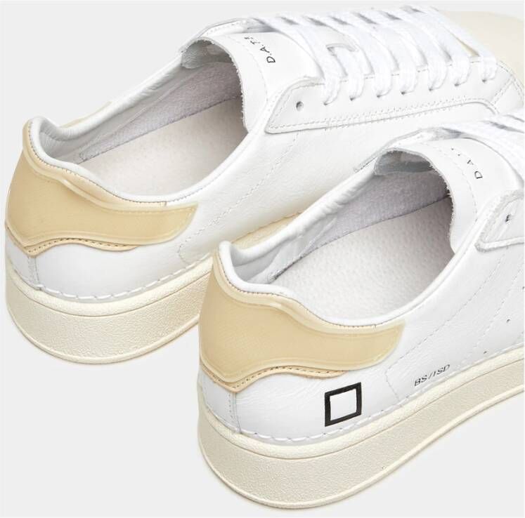 D.a.t.e. Witte Leren Sneakers White Dames