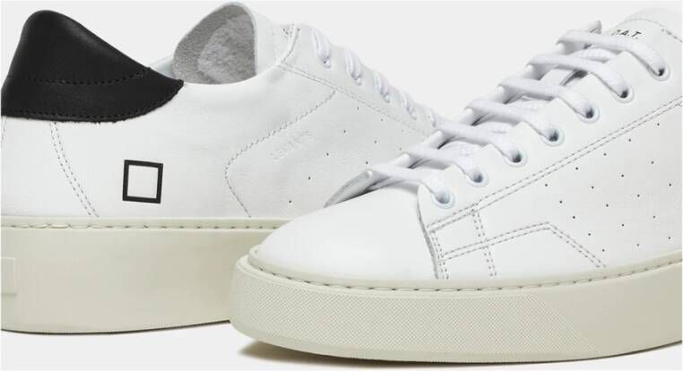 D.a.t.e. Witte Leren Sneakers White Heren