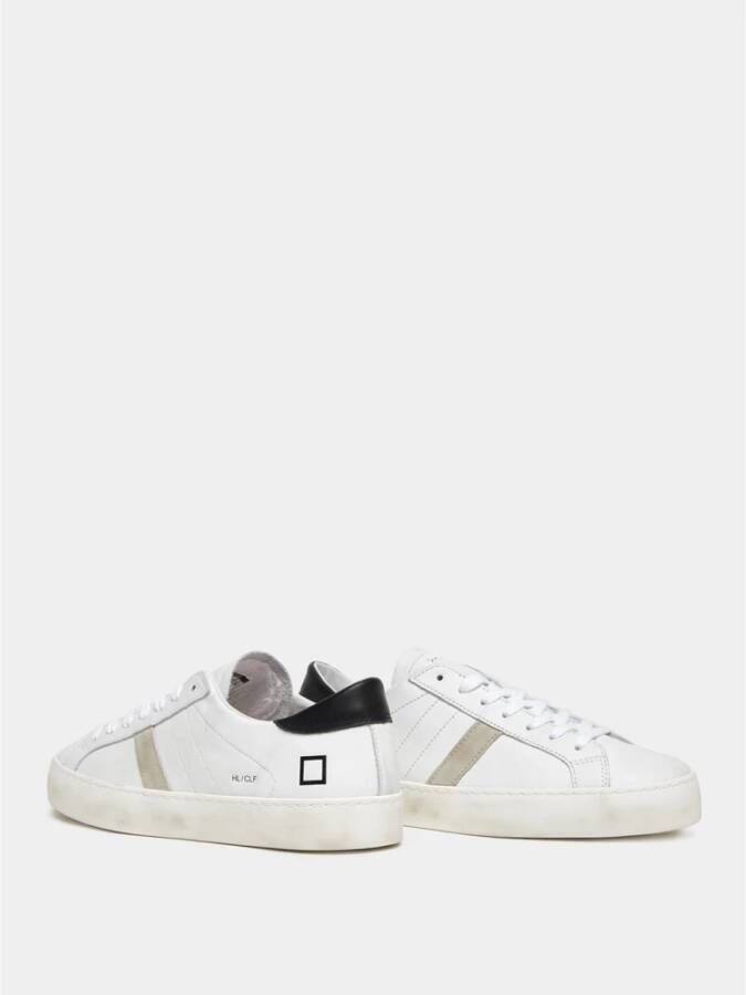 D.a.t.e. Witte Leren Sneakers White Heren