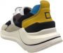 D.a.t.e. Witte Mesh Sneakers met Leren Details Multicolor Heren - Thumbnail 3