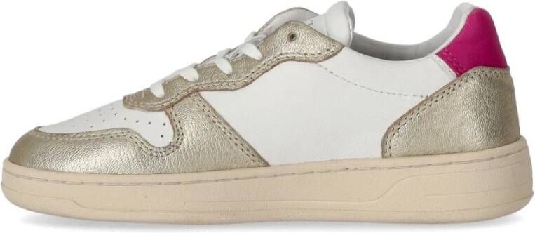 D.a.t.e. Witte Platinum Court Sneaker Multicolor Dames