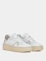 D.a.t.e. Witte Platinum Leren Sneakers White Dames - Thumbnail 7