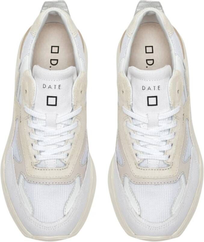 D.a.t.e. Witte Sneakers Klassiek Model Multicolor Dames